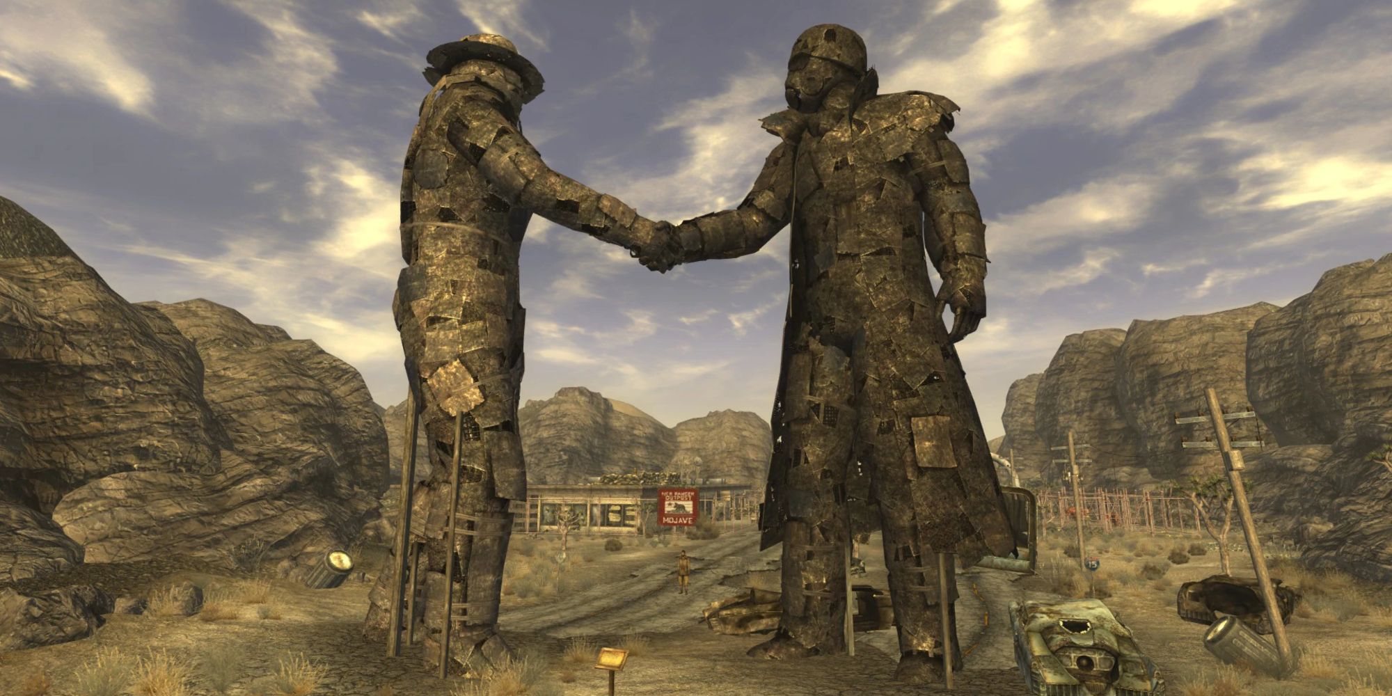 NCR statues.