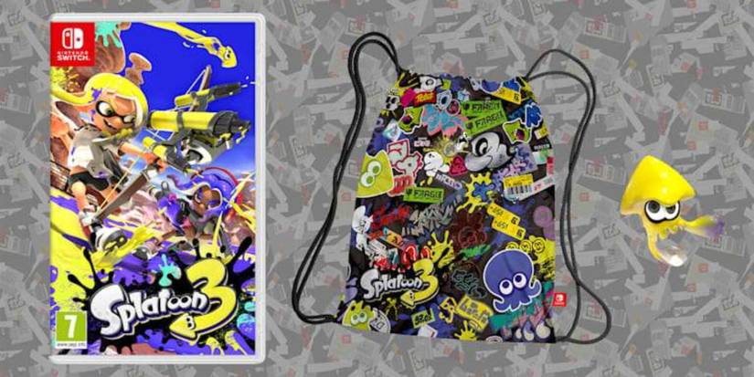 Splatoon 3 with bag and inkling.