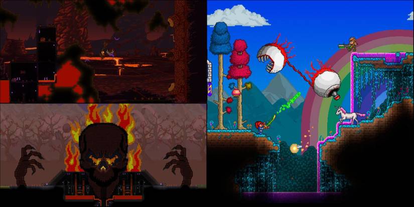 Split Image Terraria How To Unlock Hardmode