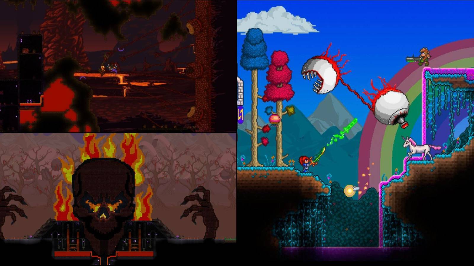 Split Image Terraria How To Unlock Hardmode