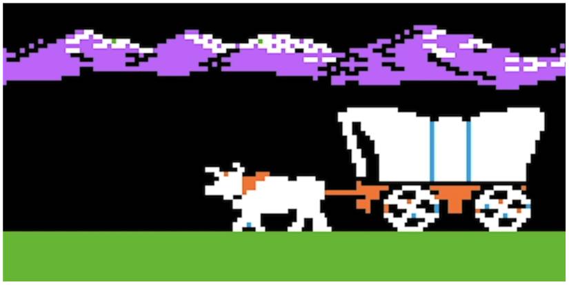 Oregon Trail wagon.