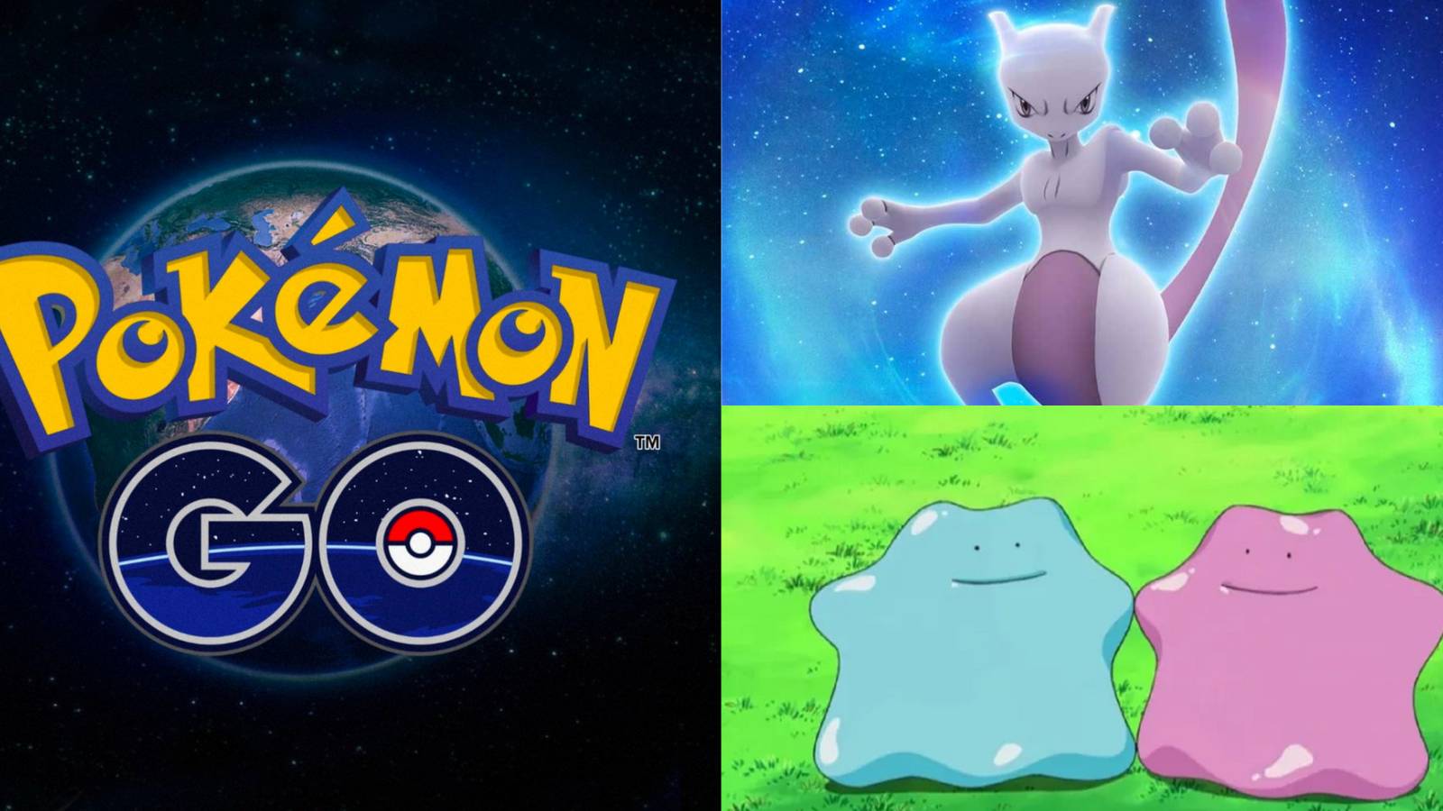 Pokemon GO, Mewtwo and Ditto