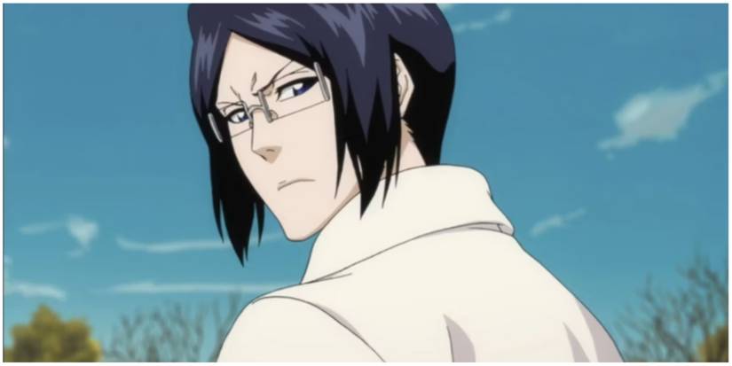 Uryu Not Looking Happy In Bleach