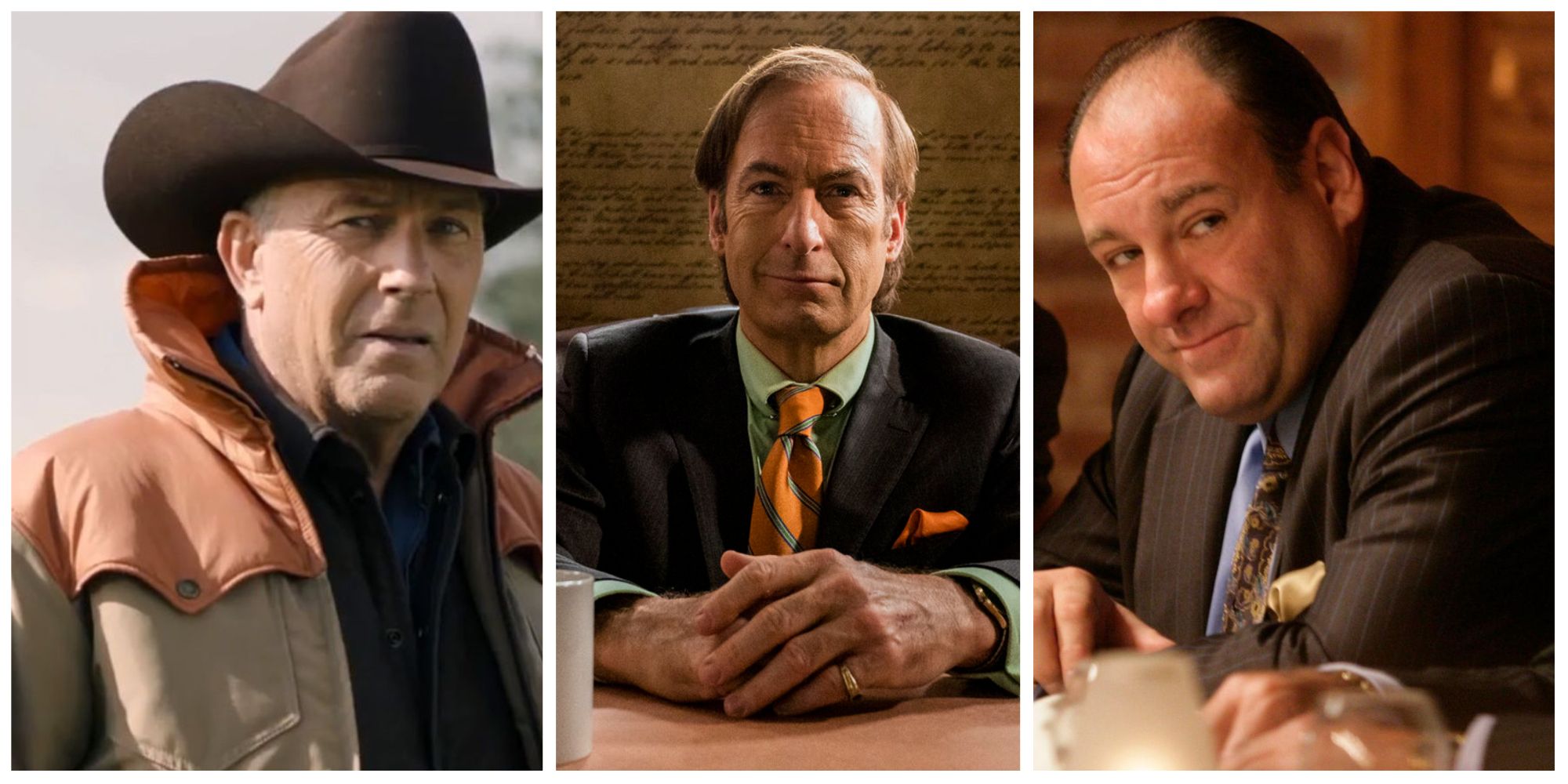yellowstone, better call saul, and the sopranos