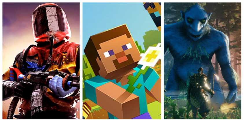 rust, minecraft and valheim