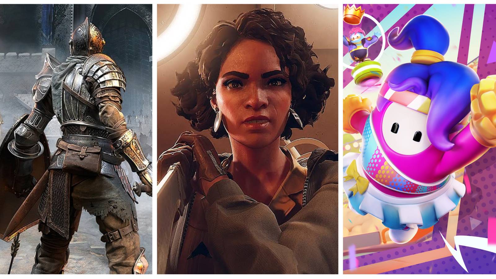 demon's souls, deathloop, fall guys