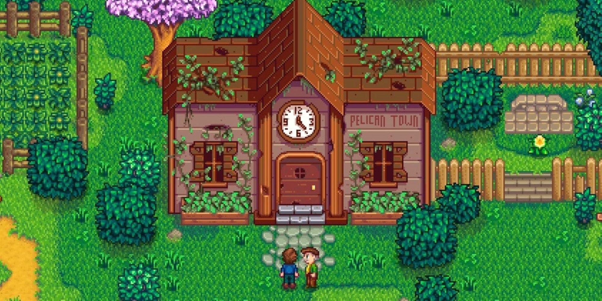 Stardew Valley town center.