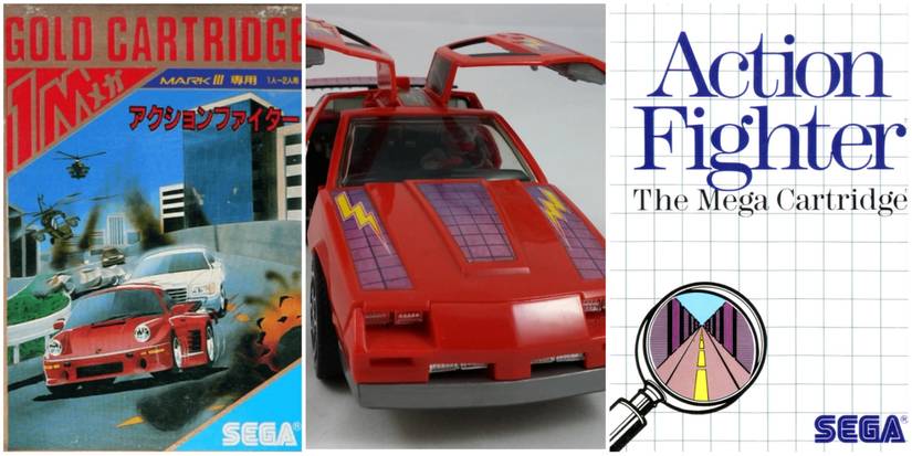 Action Fighter Japanese Sega Master System Cover Art, Thunderhawk Toy, M.A.S.K. Action Fighter SMS Cover Art