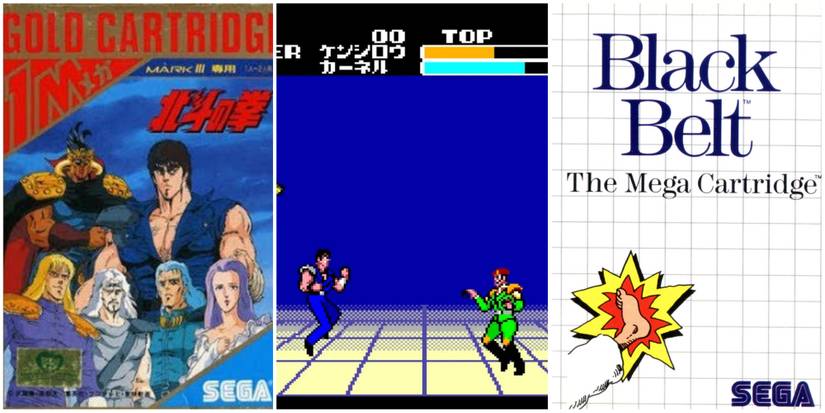 Fist Of The North Star Sega Master System, Black Belt Gameplay SMS, Black Belt SMS Cover Art