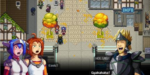 Screenshot of CrossCode. 
