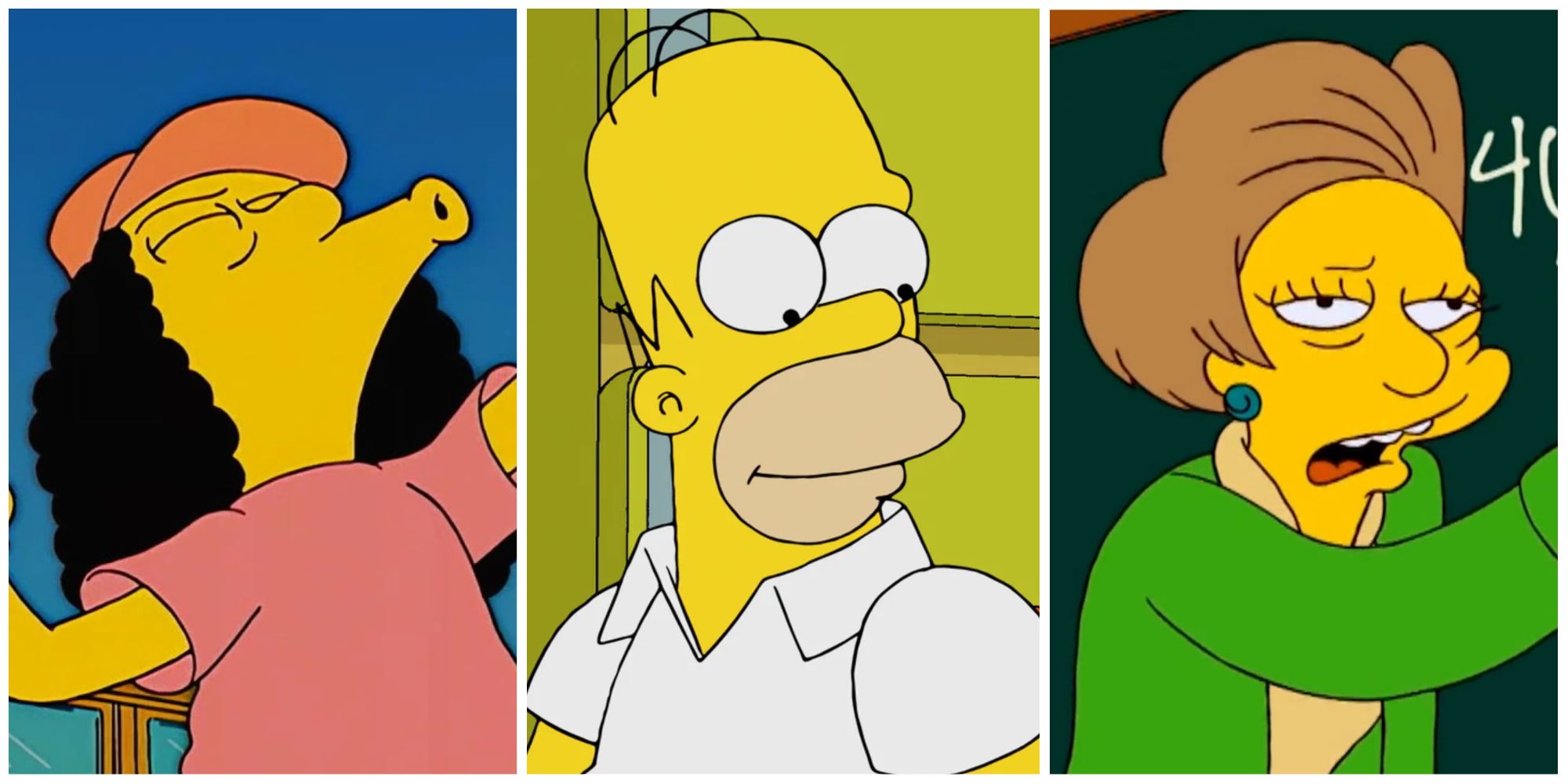 10 Simpsons Characters Who Were Flanderized (Besides Flanders) Otto Homer Edna