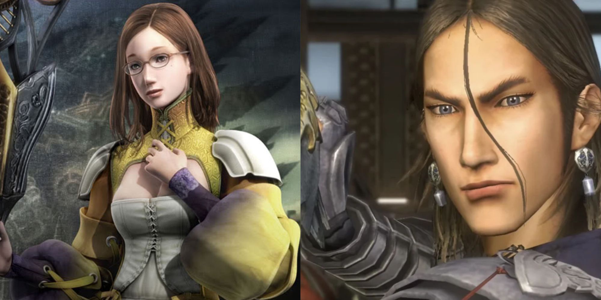 Characters from JRPG Lost Odyssey, Kaim and Sarah are two immortals who are also married