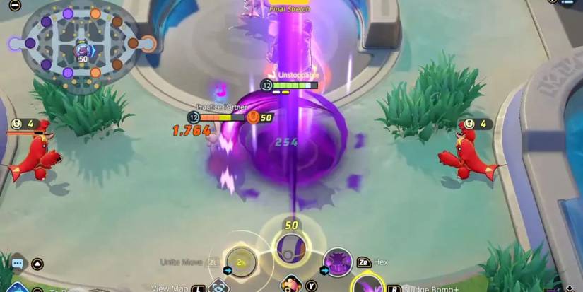 Pokemon using a Unite Move.