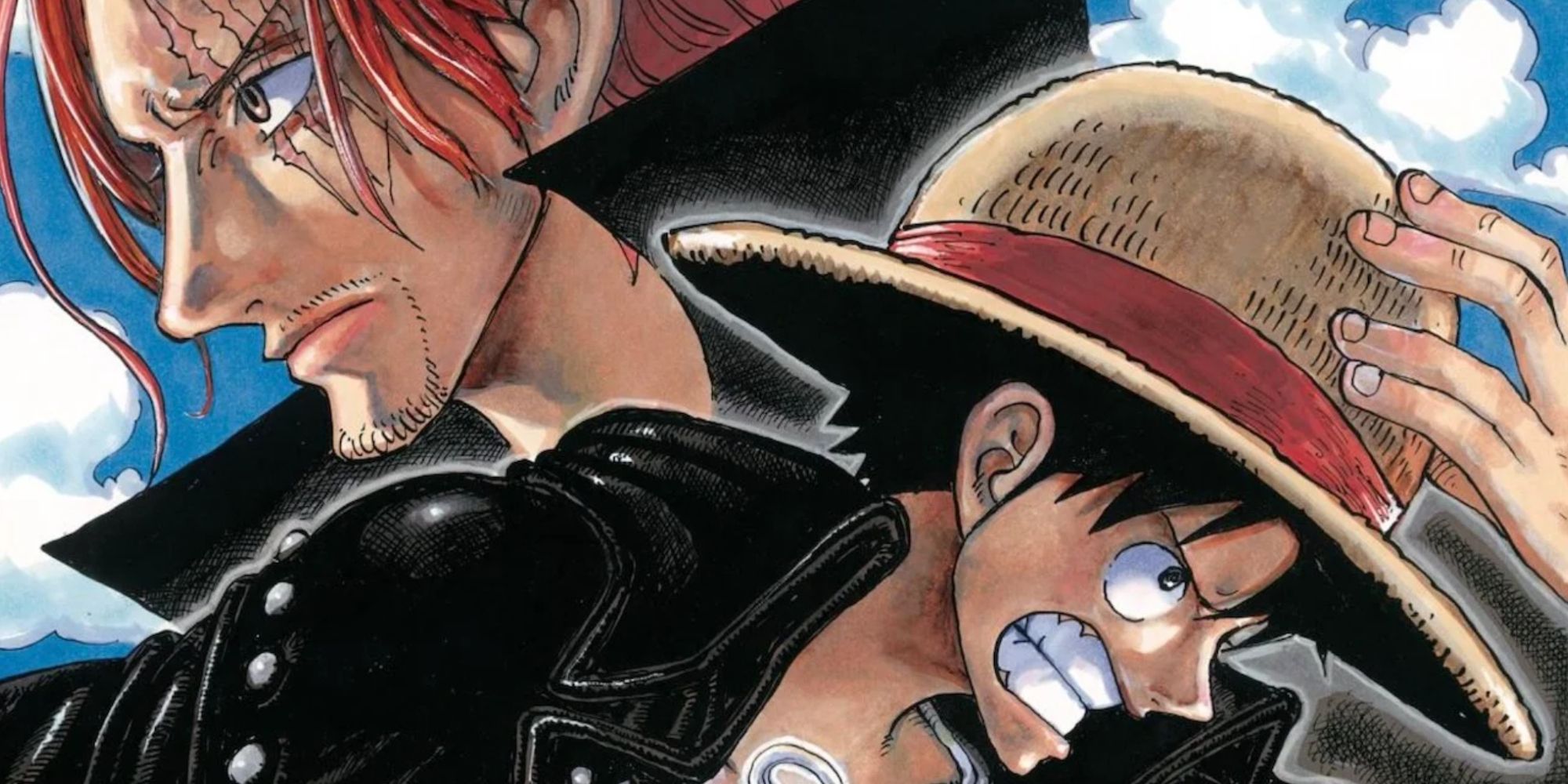 luffy and shanks similarities