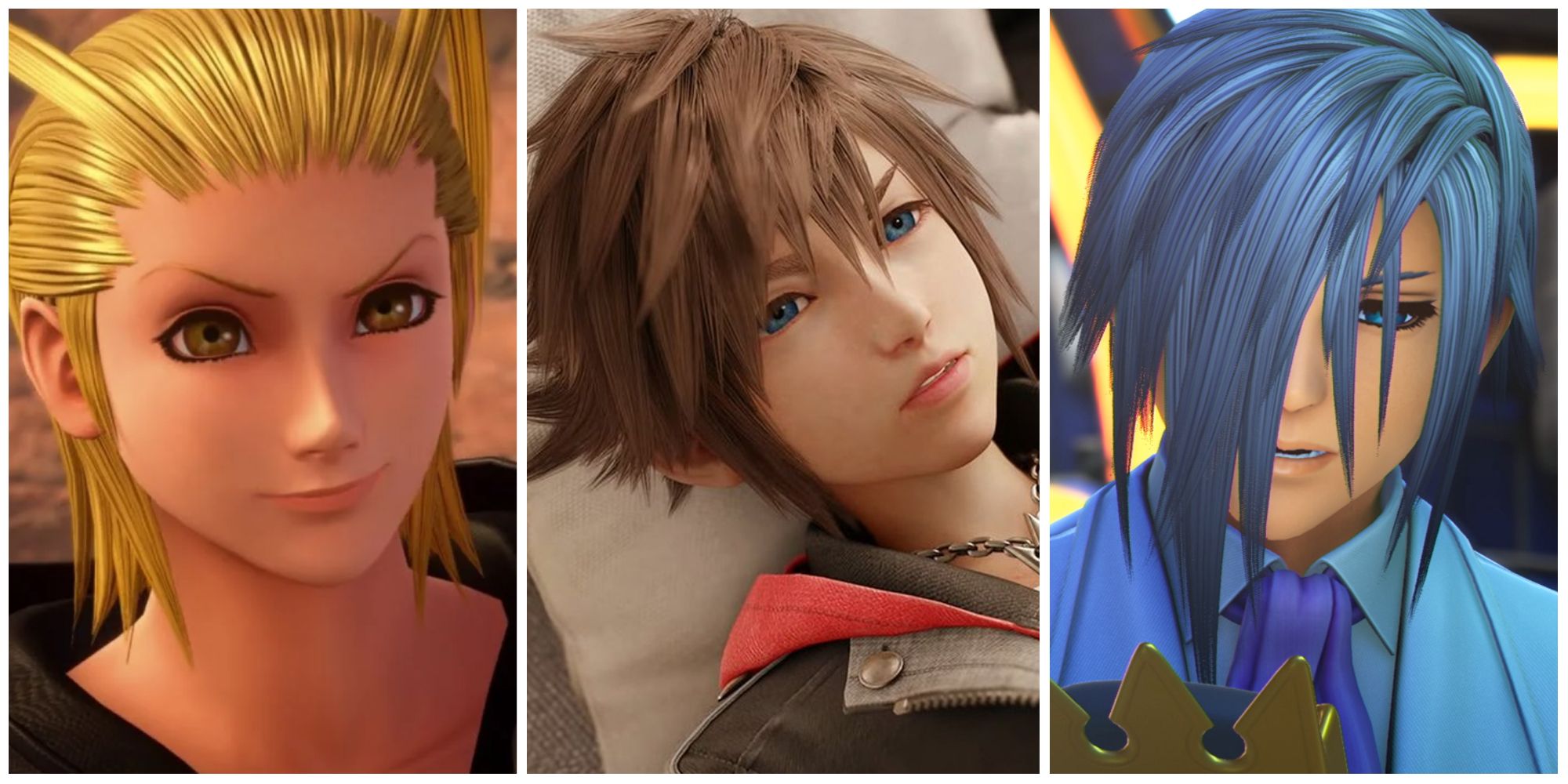 10 Most Spectacular Hairstyles In The Kingdom Hearts Franchise Larxene Sora Ienzo