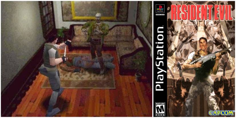 Resident Evil Gameplay & Resident Evil Cover Art