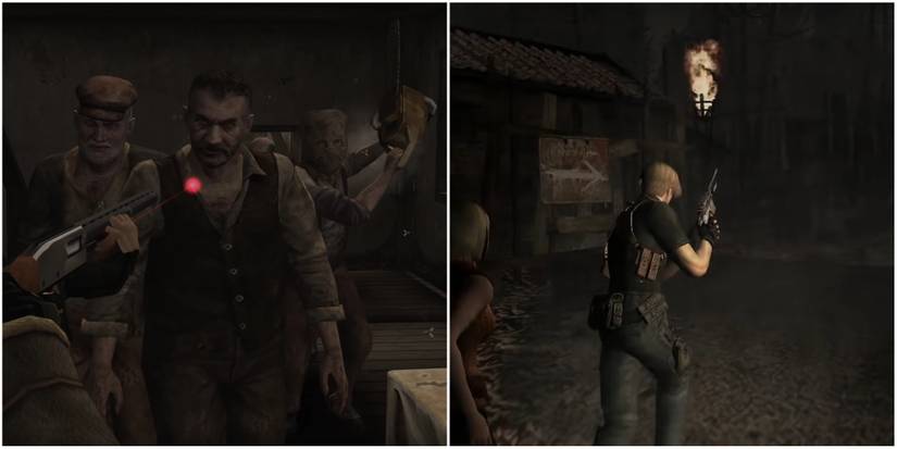 Village day and night