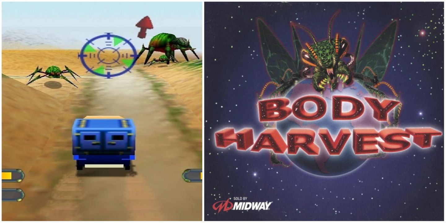 Body Harvest Gameplay & Body Harvest Cover Art