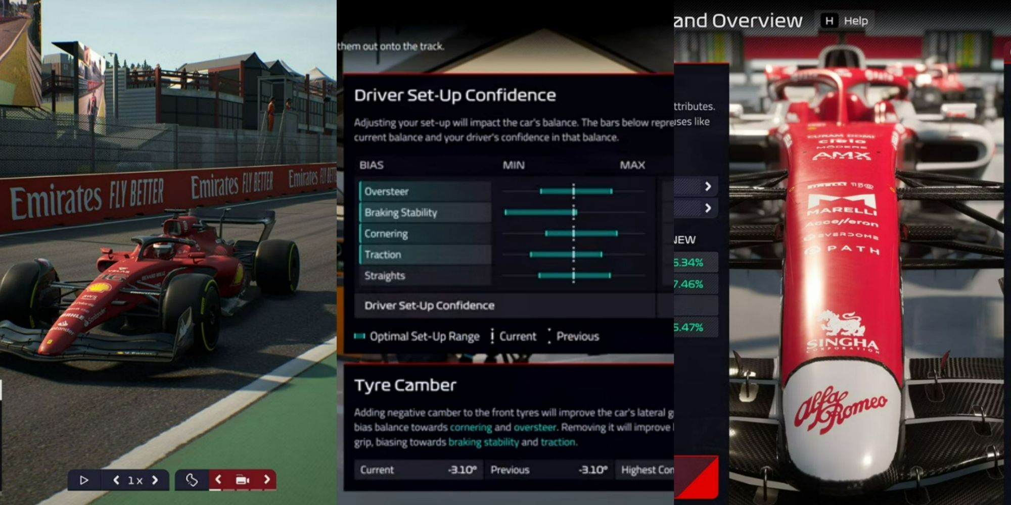 My first 100% optimal setup for both drivers (Miami Gardens) : r/F1Manager