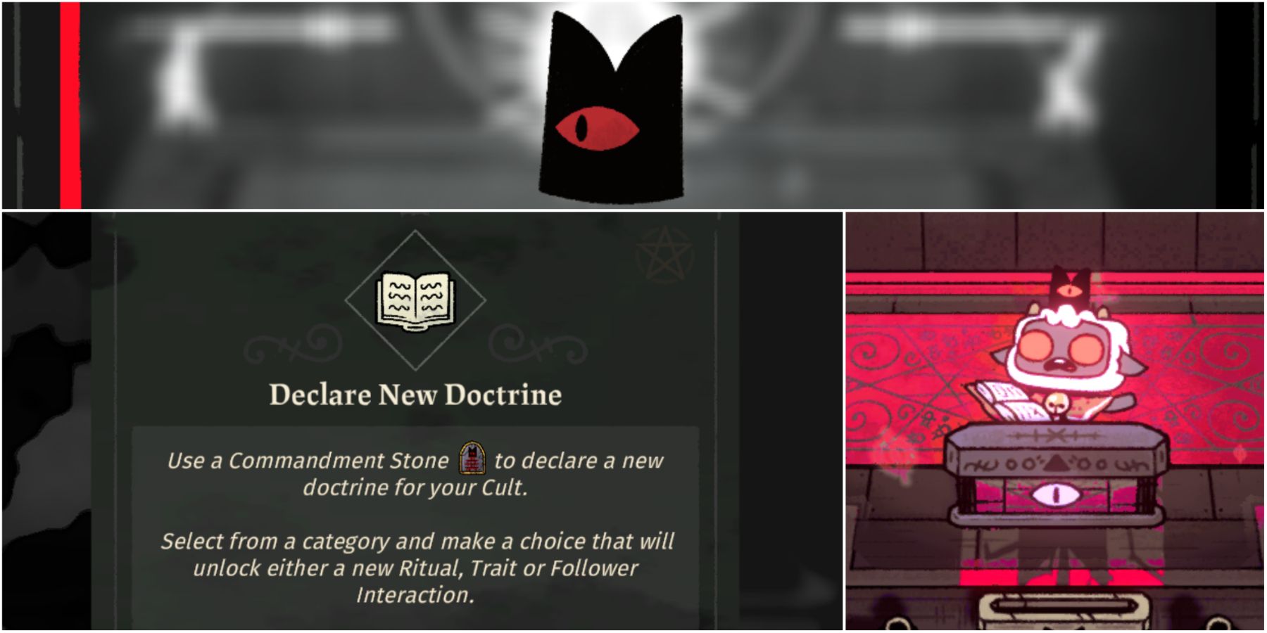 Cult of the Lamb lets you command and care for your devoted followers