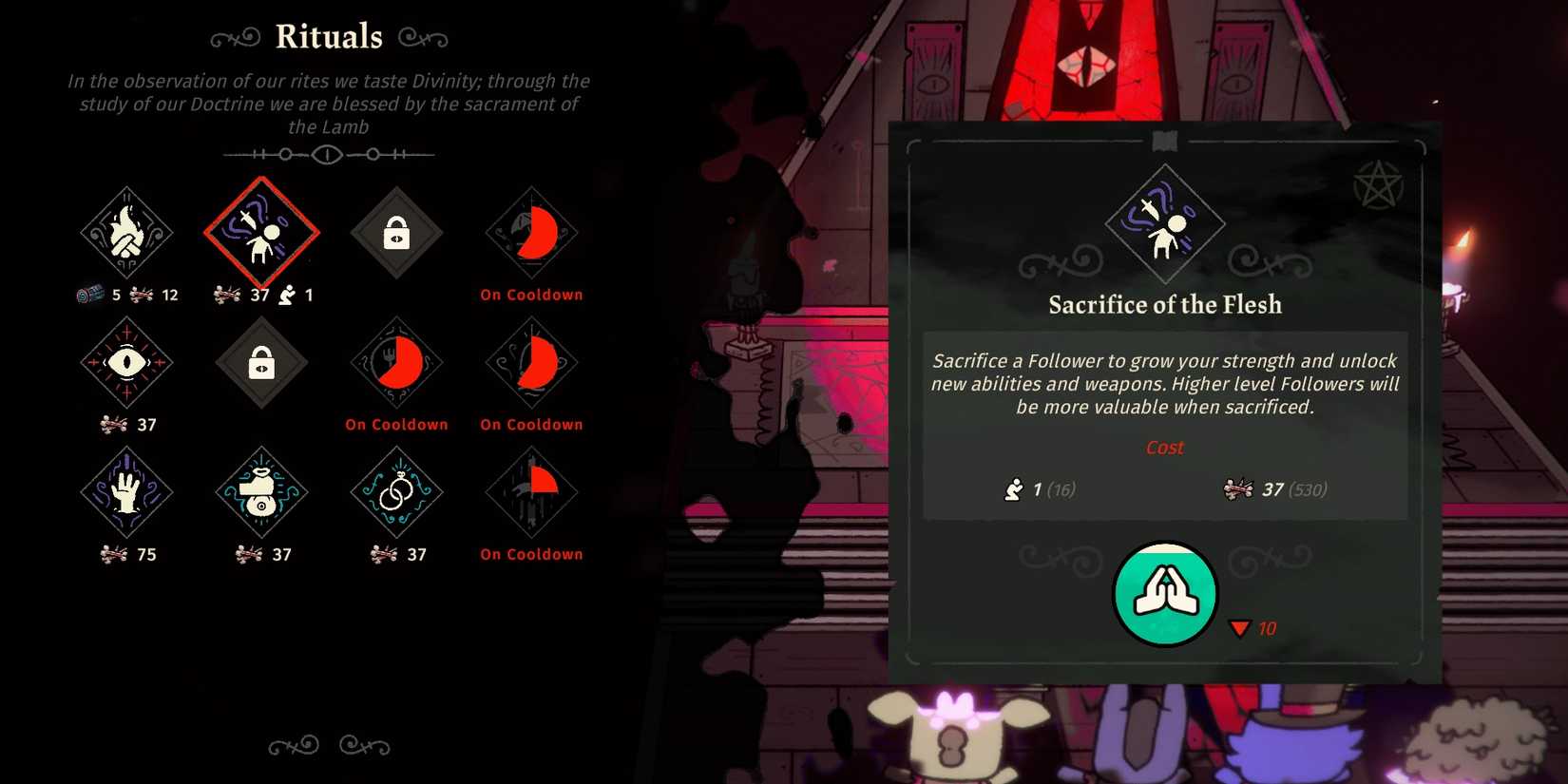 Ascend Follower Ritual Cult of the Lamb: How to Sacrifice and Ascend Followers
