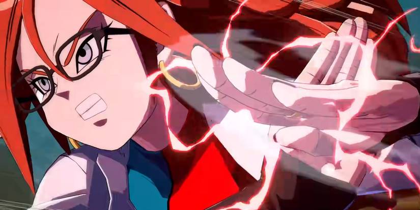 DBFZ Lab Coat 21 using her super