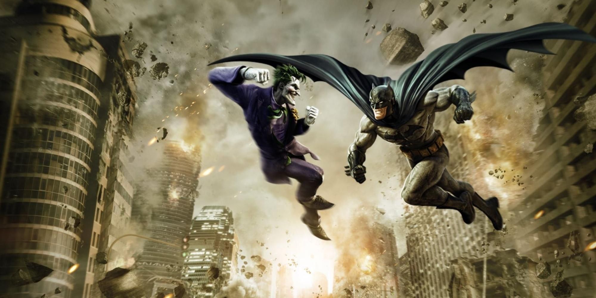 Joker and Batman fight in DC Universe Online