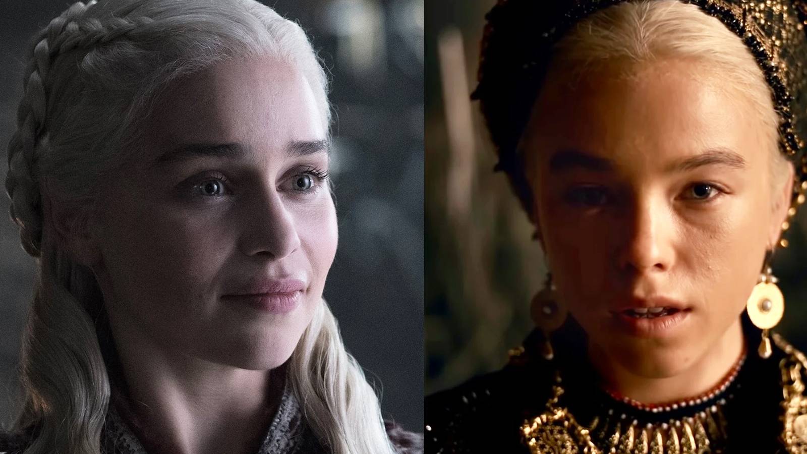 Daenerys and Rhaenyra Targaryen