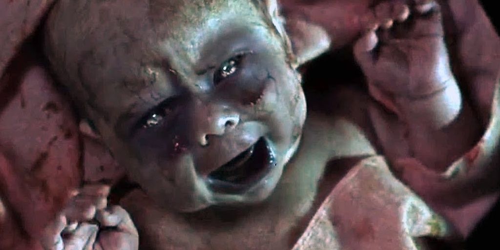 Dawn of the Dead 2004 zombie baby