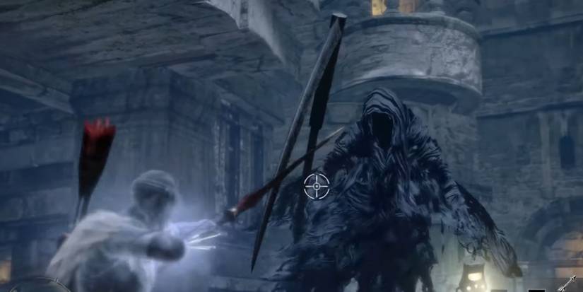 Death towering before a player