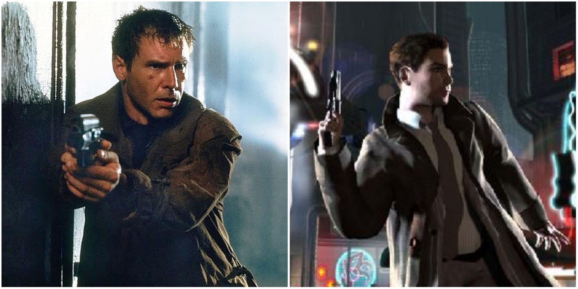 Rick Deckard in Blade Runner and Ray McCoy in the Blade Runner game