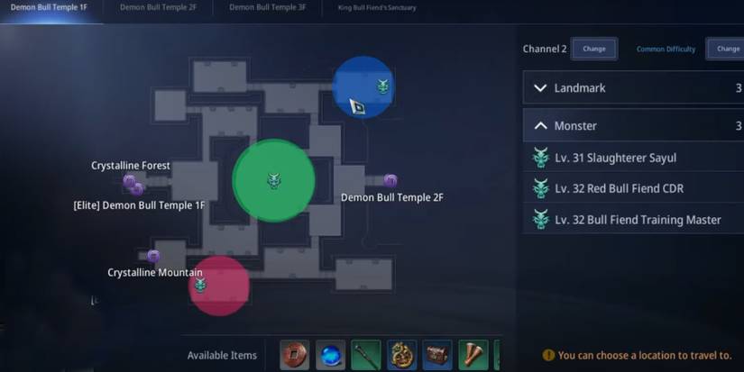 Demon Bull Temple 1F