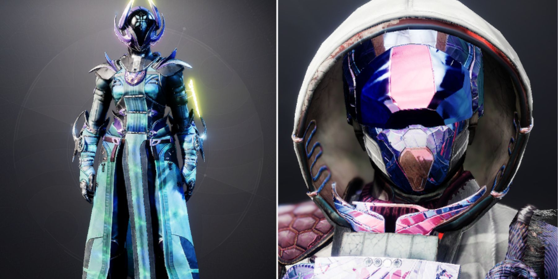 Destiny 2 Warlock and Hunter With Shaders