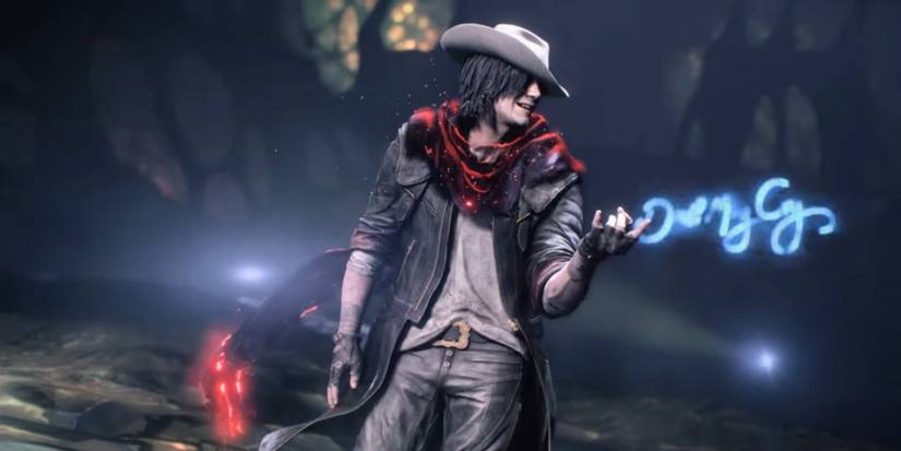 Devil May Cry 5 Dante Dances Wearing Dr Faust Cowboy Hat