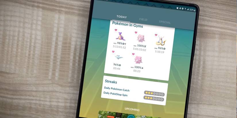 Different Pokemon in Gyms