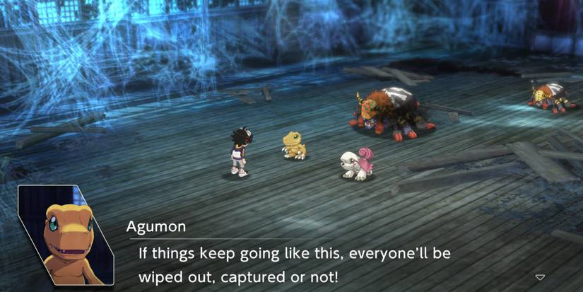 Digimon Survive - Agumon talking