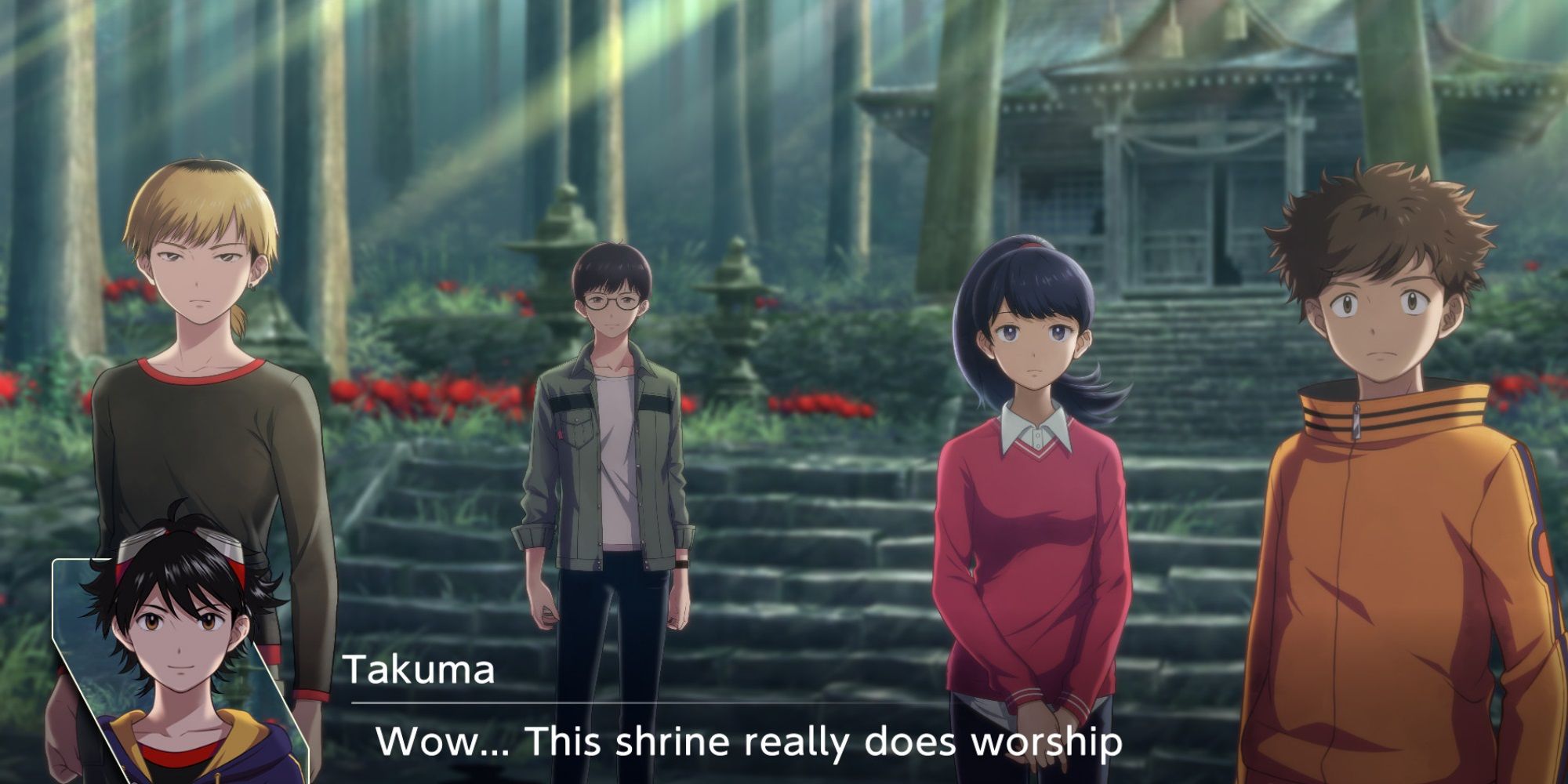Digimon Survive - Shrine Worship talk