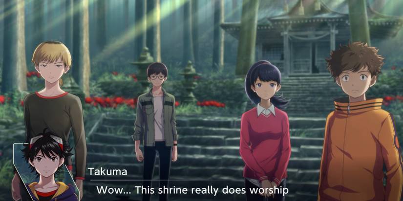 Digimon Survive - Shrine Worship talk