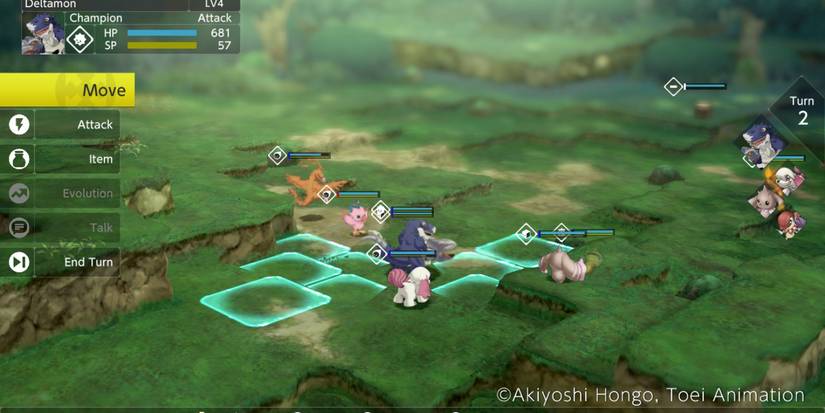 Digimon Survive Battle certain parts obscured