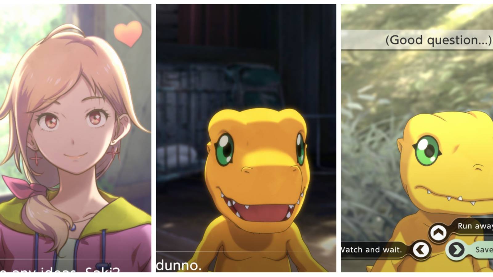 Digimon Survive - 3 joined images