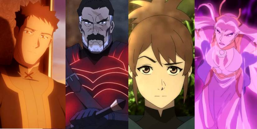 Dota Dragon's Blood Original Characters Bram, Kaden, Marci and Selemena Netflix, Valve, Steam Dota 2