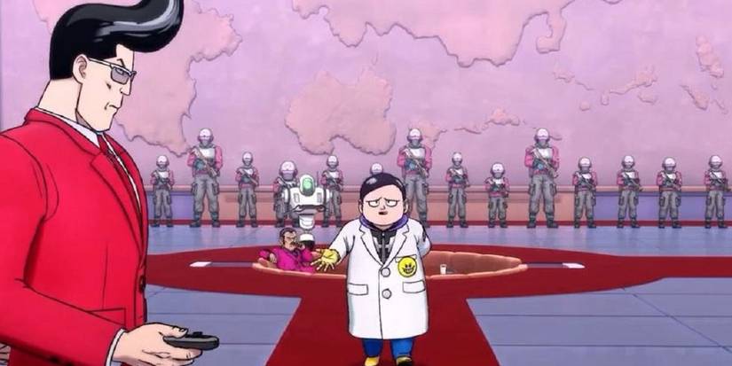 Hedo and Carmine at Red Ribbon Army Base in Dragon Ball Super Super Hero