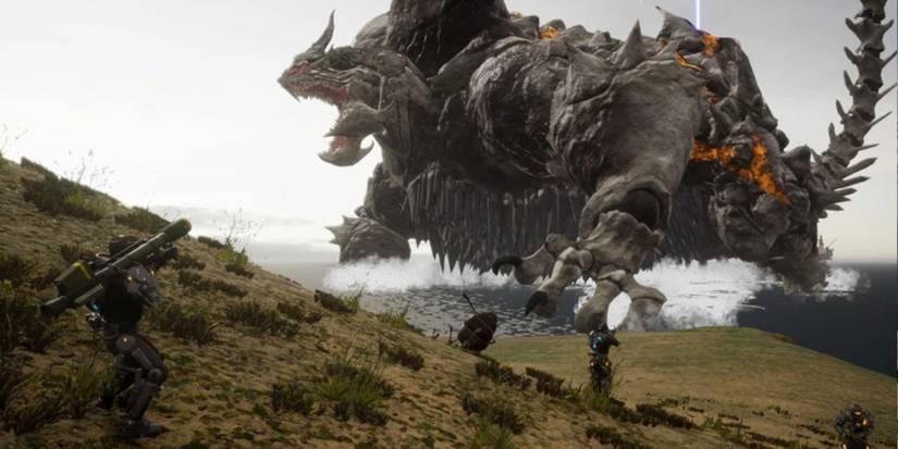 EDF Iron Rain fighting the Raznid