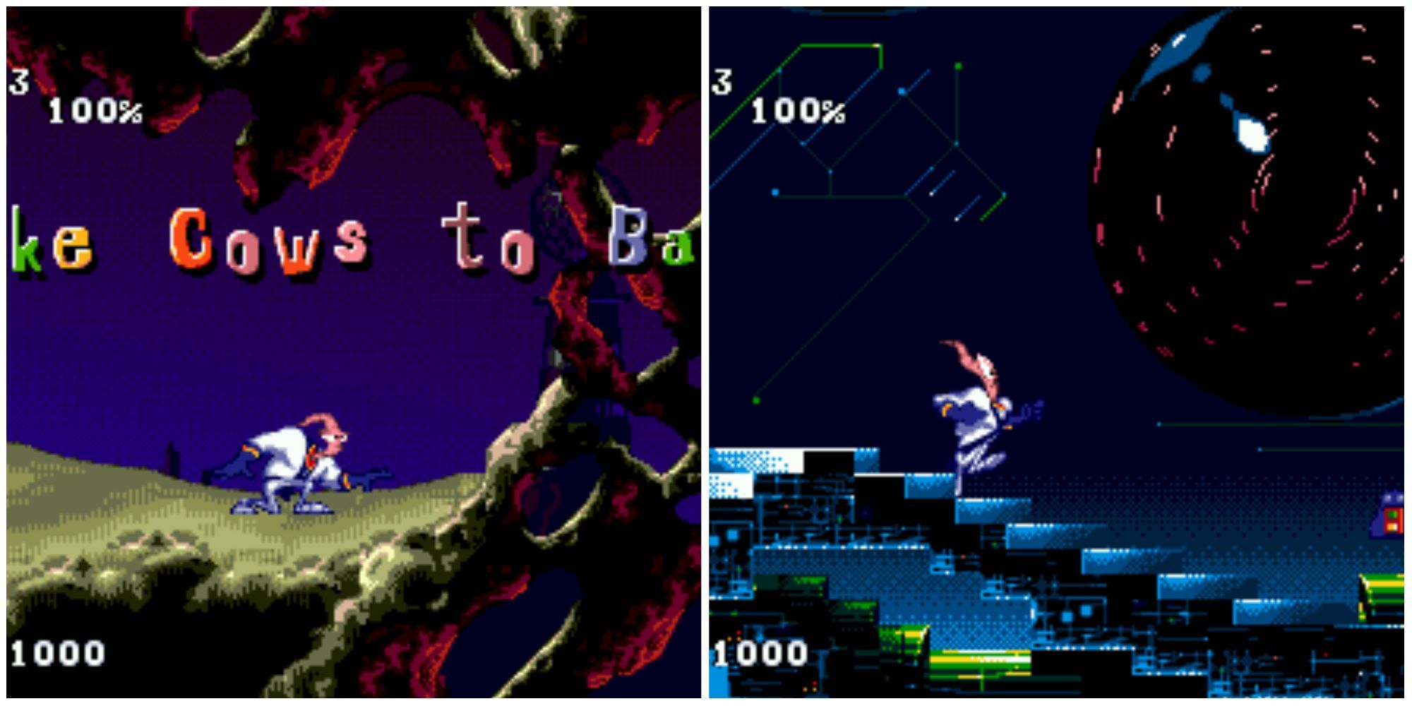 2 Earthworm Jim 2 Screen Shots