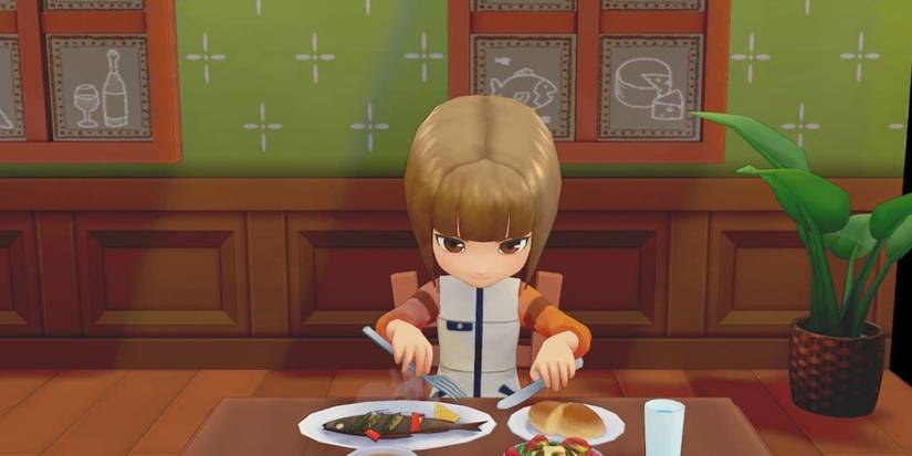 Eating to replenish stamina