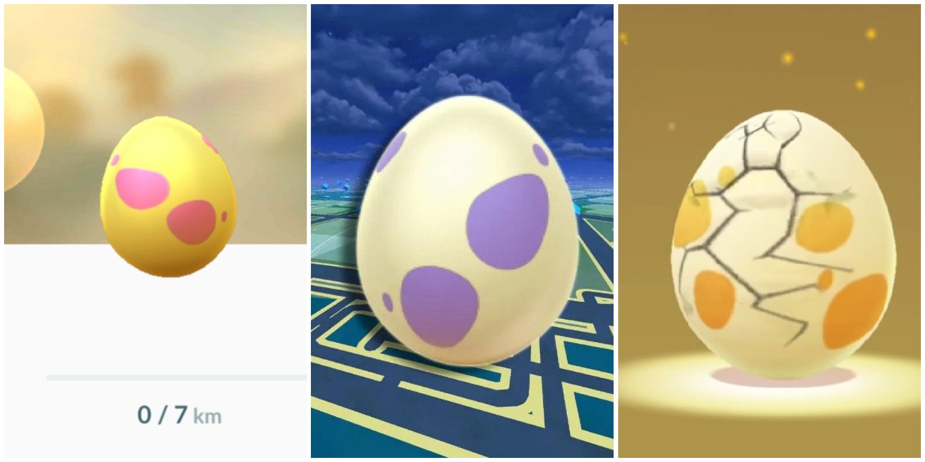 Different Eggs in Pokemon GO