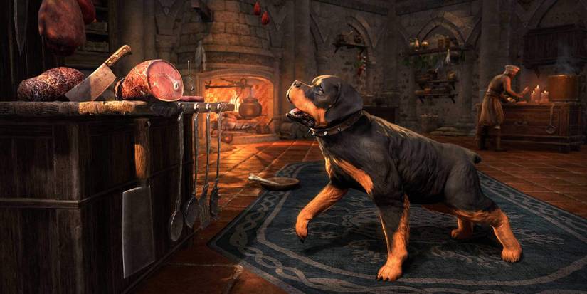 Elder Scrolls Online High Isle Mounts Pets Heartland Butchers Dog
