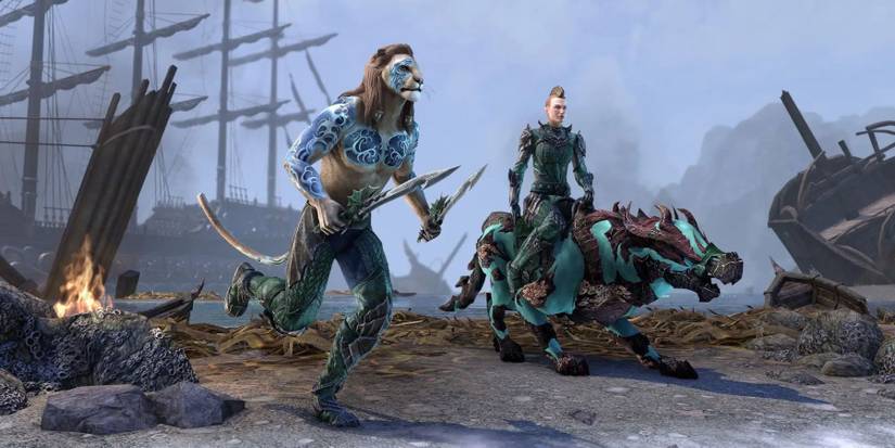 Elder Scrolls Online High Isle Mounts Pets Stormsurge Howler