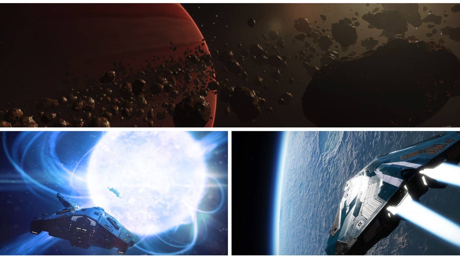 Elite dangerous beautiful systems collage