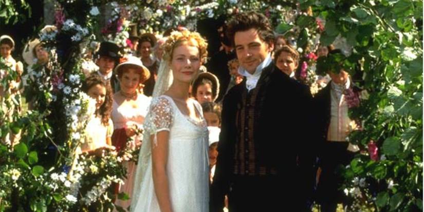 Emma and Mr. Knightly wedding at altar  